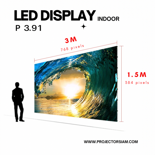 LED Indoor P3.91 3x1.5m